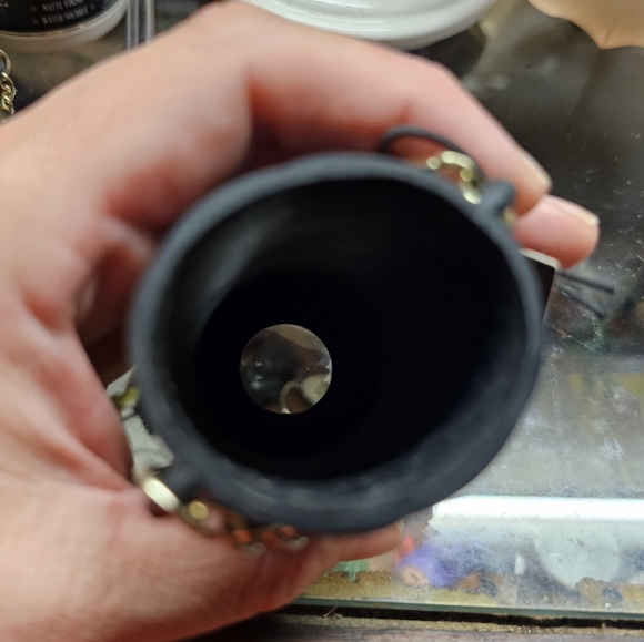 Victoria Secret Black Sanitizer Holder Chevron Style - Picture 6 of 8